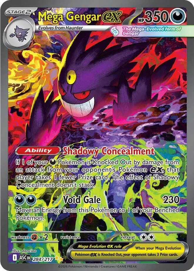 PokeDATA - Check current Pokemon card values for Mega Gengar 284!